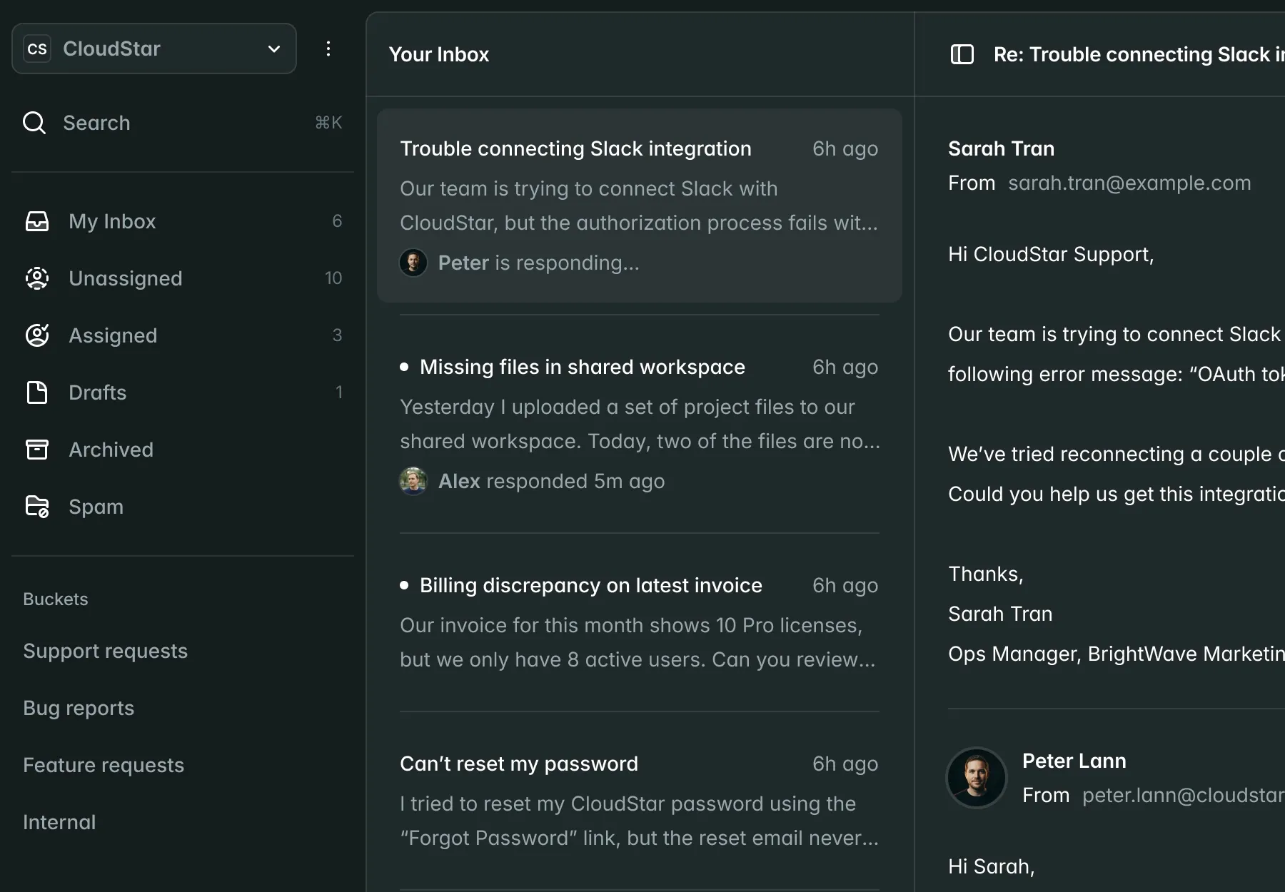 Archway mortgage CRM workspace in dark mode where an introducer referral becomes a case record